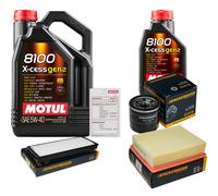 DENCKERMANN Controllo Set 6L MOTUL 8100 X-CESS 5W-40 Per Renault Espace IV