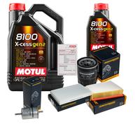 DENCKERMANN Controllo Set 6L MOTUL 8100 X-CESS 5W-40 Per Renault Fluence 2.0