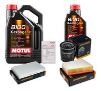 DENCKERMANN Controllo Set 6L MOTUL 8100 X-CESS 5W-40 Per Renault Fluence 2.0