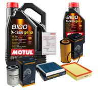 DENCKERMANN Controllo Set 6L MOTUL 8100 X-CESS 5W-40 Per Volvo V70 II 2.4 D5