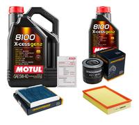 DENCKERMANN Controllo Set 6L MOTUL 8100 X-CESS 5W-40 Per Volvo V70 II 2.5