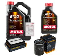DENCKERMANN Controllo Set 6L MOTUL 8100 X-CLEAN 0W-30 Per Mitsubishi Eclipse