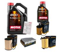 DENCKERMANN Controllo Set 6L MOTUL 8100 X-CLEAN 0W-30 Per VW Caddy III