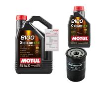DENCKERMANN Controllo Set 6L MOTUL 8100 X-CLEAN EFE 5W-30 Per Nissan Note 1.4