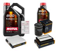Denckermann Controllo Set 6L Motul 8100 x-Pulire 0W-30 per Mitsubishi Eclissi