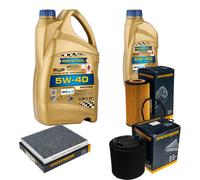DENCKERMANN Controllo Set 6L RAVENOL 5W-40 per Dodge Caliber