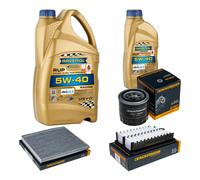 DENCKERMANN Controllo Set 6L RAVENOL 5W-40 per Hyundai Elantra Berlina 1.6