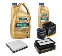 DENCKERMANN Controllo Set 6L RAVENOL 5W-40 per Hyundai Elantra Berlina 1.6