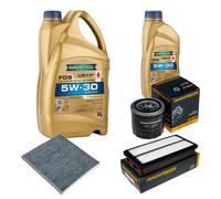 DENCKERMANN Controllo Set 6L RAVENOL FDS 5W-30 per KIA Carnival/Grand 2.7 V6
