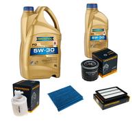 DENCKERMANN Controllo Set 6L RAVENOL FO 5W-30 per KIA Sportage 1.6 GDi AWD