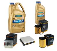 DENCKERMANN Controllo Set 6L RAVENOL FO 5W-30 per Volvo V50 1.6 D2