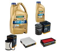 DENCKERMANN Controllo Set 6L RAVENOL HLS 5W-30 per Suzuki Swift IV 1.6 Kit Olio