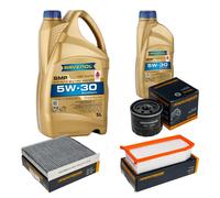 DENCKERMANN Controllo Set 6L RAVENOL Olio SMP 5W-30 per Dacia Logan MCV II