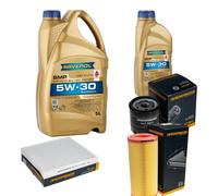 DENCKERMANN Controllo Set 6L RAVENOL SMP 5W-30 Kit Olio per Audi A2 1.4 1.6 FSI