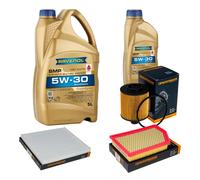 DENCKERMANN Controllo Set 6L RAVENOL SMP 5W-30 per Jeep Cherokee 2.0 CRD 4x4