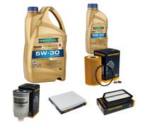 DENCKERMANN Controllo Set 6L RAVENOL SMP 5W-30 per KIA Carens IV