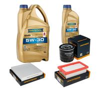 DENCKERMANN Controllo Set 6L RAVENOL SMP 5W-30 per Nissan Micra V 1.5 dCi