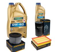 DENCKERMANN Controllo Set 6L RAVENOL SSL 0W-40 per VW Transporter IV Bus 2.5