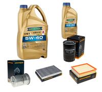 DENCKERMANN Controllo Set 6L RAVENOL Turbo VST 5W-40 per Audi A6 1.8 T 2.0
