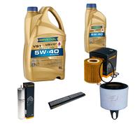DENCKERMANN Controllo Set 6L RAVENOL Turbo VST 5W-40 per BMW 1er E87 120i