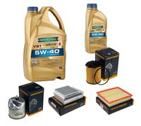 DENCKERMANN Controllo Set 6L RAVENOL Turbo VST 5W-40 per Peugeot 208