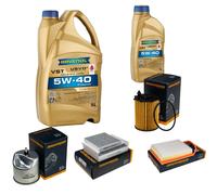 DENCKERMANN Controllo Set 6L RAVENOL Turbo VST 5W-40 per Peugeot 208