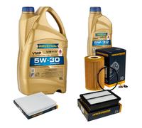 DENCKERMANN Controllo Set 6L RAVENOL VMP 5W-30 per Hyundai i30 1.6 CDi