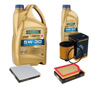 DENCKERMANN Controllo Set 6L RAVENOL VMP 5W-30 per Jeep Cherokee 2.0 CRD 4x4