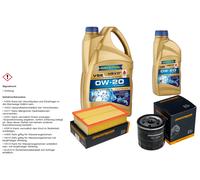 DENCKERMANN Controllo Set 6L RAVENOL VSE 0W-20 per VW T-ROC Cabriolet