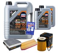DENCKERMANN Controllo set 7 L Liqui Moly Top Tec 4210 0W-30 per Mercedes-Benz