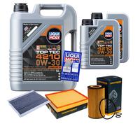 DENCKERMANN Controllo set 7 L Liqui Moly Top Tec 4210 0W-30 per Mercedes-Benz