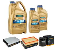 DENCKERMANN Controllo Set 7 L Olio 5W-30 per Ford Transit Kasten RAVENOL FO