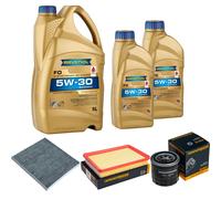 DENCKERMANN Controllo Set 7 L Olio 5W-30 per KIA Cerato 1.6 2.0 RAVENOL