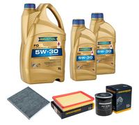 DENCKERMANN Controllo Set 7 L Olio 5W-30 per KIA Cerato 1.6 2.0 RAVENOL