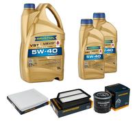 DENCKERMANN Controllo Set 7 L RAVENOL Turbo VST 5W-40 per KIA Carens IV