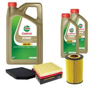 DENCKERMANN Controllo Set 7L CASTROL EDGE 5W-30 C3 Per Audi A8 2.5 TDI