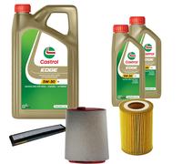 DENCKERMANN Controllo Set 7L CASTROL EDGE 5W-30 C3 Per BMW 3 Serie 320d 318d