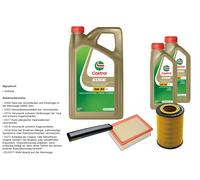 Denckermann Controllo Set 7L castrol edge 5W-30 C3 per BMW 3er 320i 323i