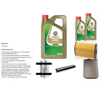 Denckermann Controllo Set 7L castrol edge 5W-30 C3 per BMW 3er Touring