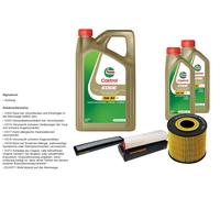 DENCKERMANN Controllo Set 7L CASTROL EDGE 5W-30 C3 Per BMW 3er Touring 330d