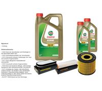DENCKERMANN Controllo Set 7L CASTROL EDGE 5W-30 C3 Per BMW 7 Serie 730d