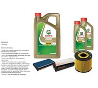 DENCKERMANN Controllo Set 7L CASTROL EDGE 5W-30 C3 Per BMW X5 3.0d