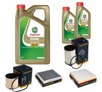 DENCKERMANN Controllo Set 7L CASTROL EDGE 5W-30 C3 Per Chevrolet Cruze