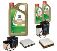 DENCKERMANN Controllo Set 7L CASTROL EDGE 5W-30 C3 Per Chevrolet Cruze