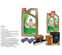 Denckermann Controllo Set 7L castrol edge 5W-30 C3 per Di Sam