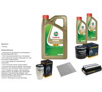 Denckermann Controllo Set 7L castrol edge 5W-30 C3 per di Toyota Avensis