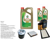 Denckermann Controllo Set 7L castrol edge 5W-30 C3 per Dodge Caliber Jeep