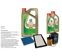 DENCKERMANN Controllo Set 7L CASTROL EDGE 5W-30 C3 Per Dodge Caliber Jeep