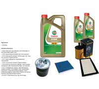 Denckermann Controllo Set 7L castrol edge 5W-30 C3 per Dodge Calibro