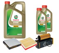 DENCKERMANN Controllo Set 7L CASTROL EDGE 5W-30 C3 Per Fiat Freemont 3.6 4x4